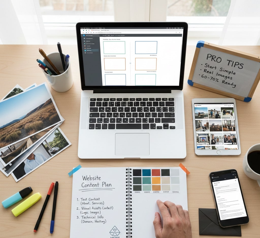 How to prepare content for your new website
